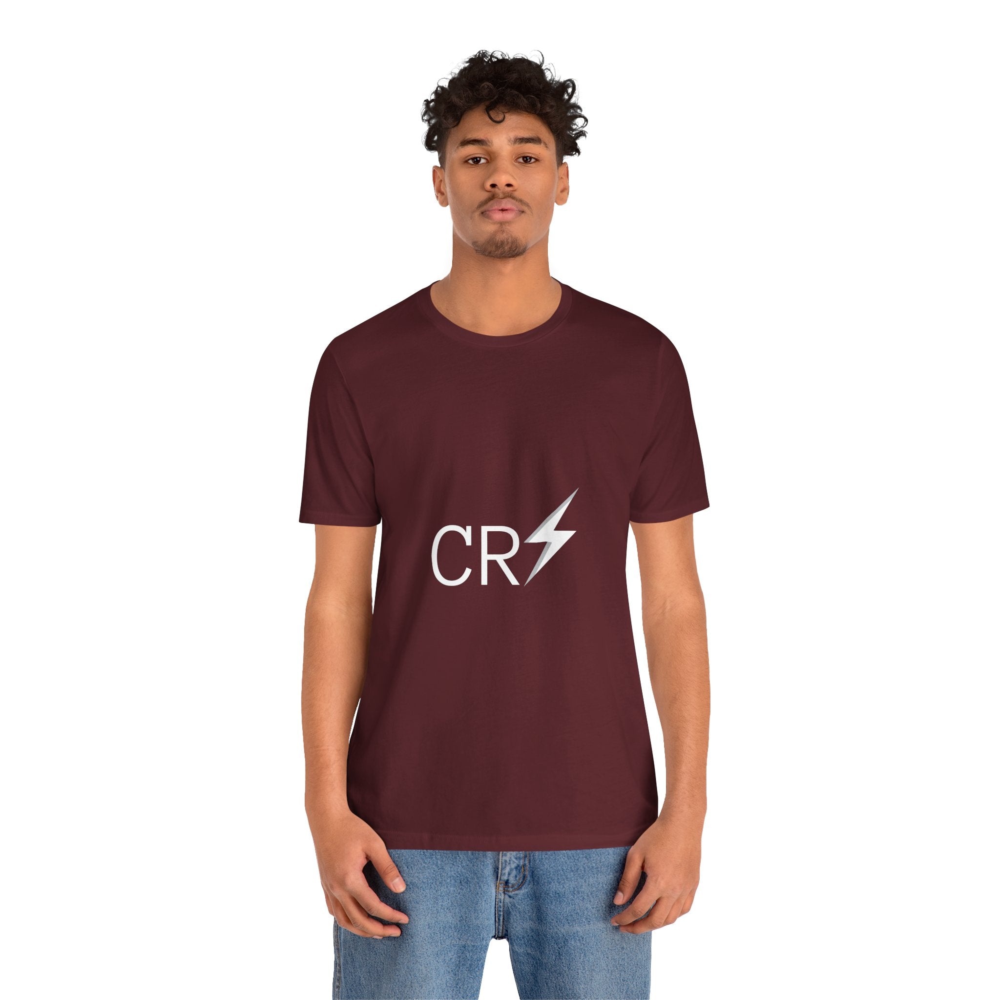 Ronaldo Graphic Tee - Unisex Jersey Short Sleeve T-Shirt, Casual Wear, Sports Apparel, Gift for Football Fans, Retro Style