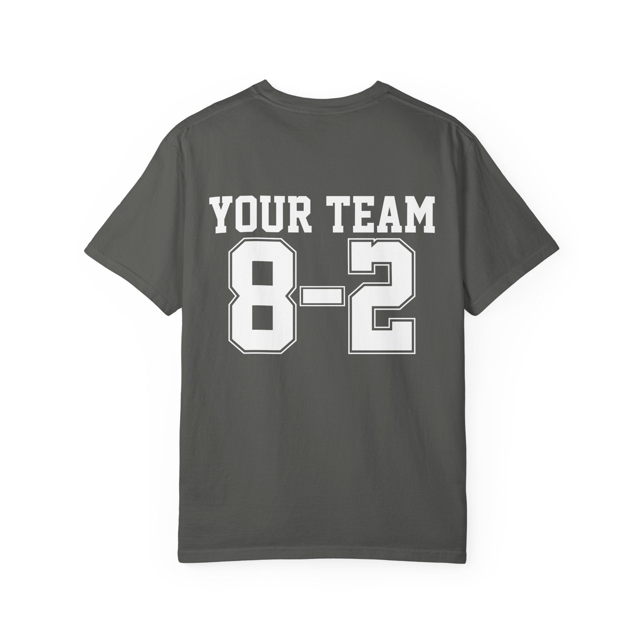 Custom Garment-Dyed T-Shirt, Personalized Sports Tee, Team Apparel, Casual Wear, Gift for Sports Lovers