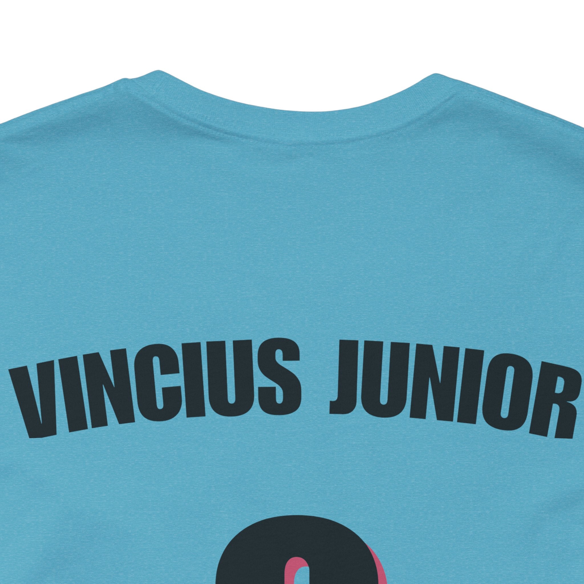 Vinicius Junior #0 Balon d'Or Back-Print Soccer Tee