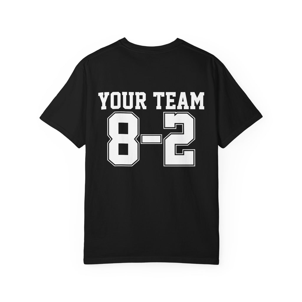 Custom Garment-Dyed T-Shirt, Personalized Sports Tee, Team Apparel, Casual Wear, Gift for Sports Lovers