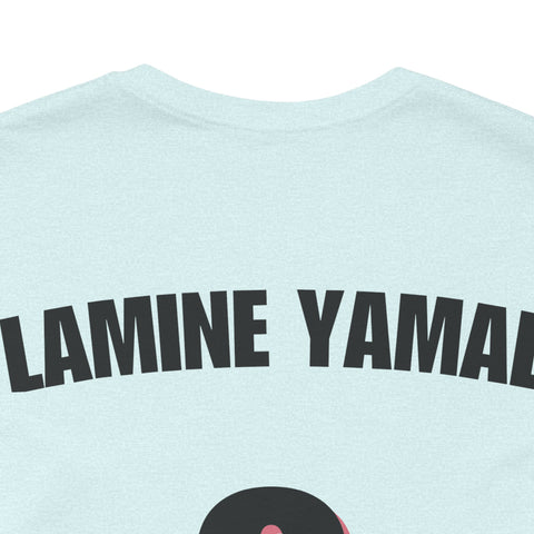 T-Shirt — 'Lamine Yamal 0 Champion League' Back-Print Soccer Jersey Tee