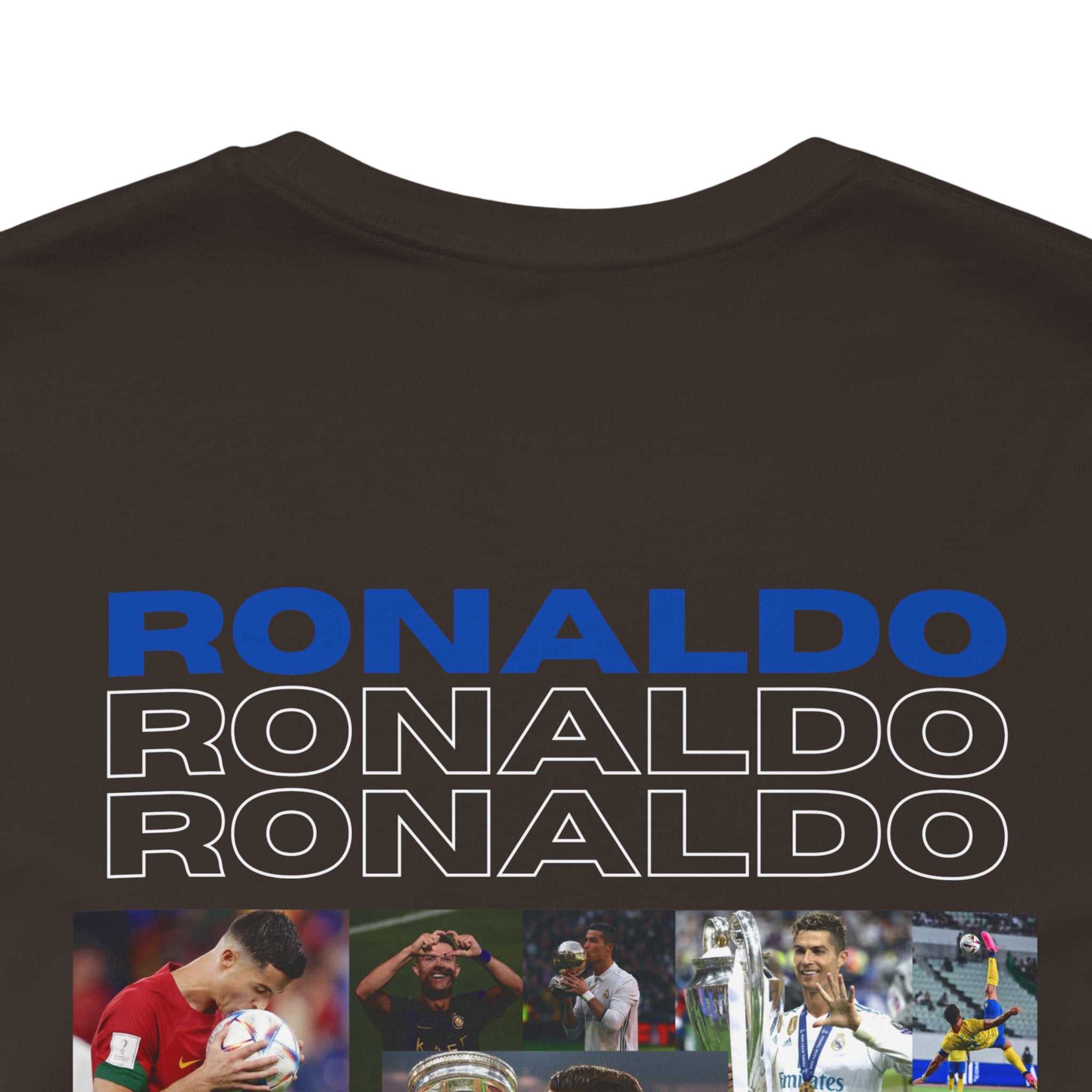 Ronaldo Graphic Tee - Unisex Jersey Short Sleeve T-Shirt, Casual Wear, Sports Apparel, Gift for Football Fans, Retro Style