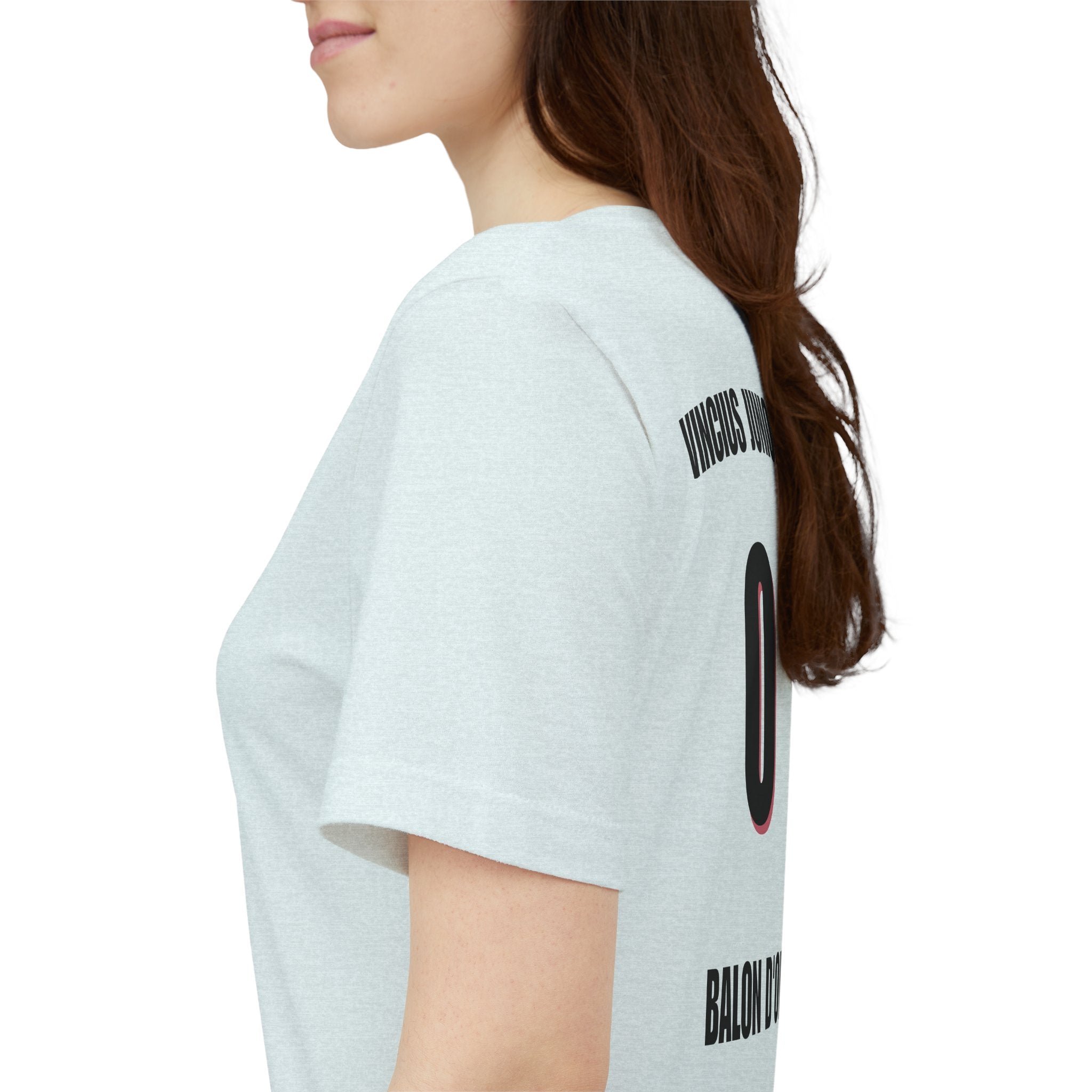 Vinicius Junior #0 Balon d'Or Back-Print Soccer Tee