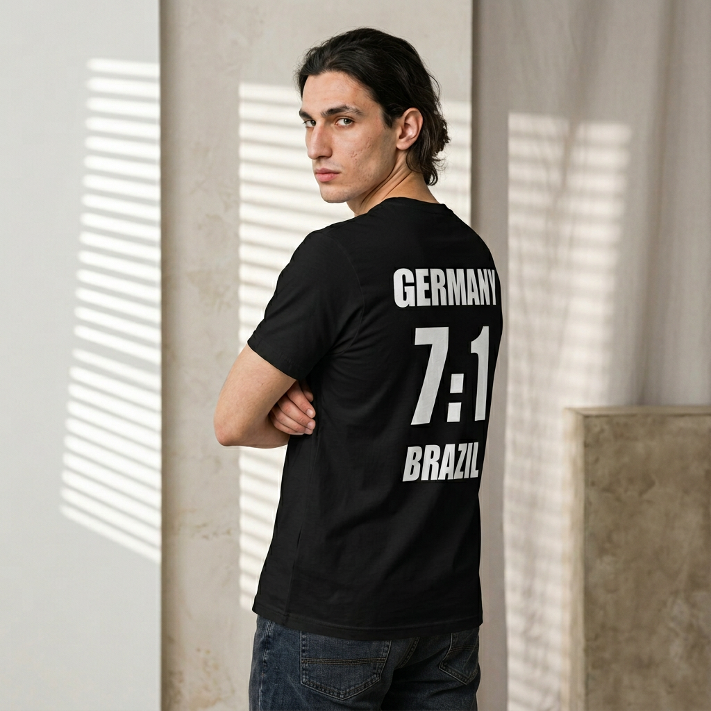 T‑Shirt — Germany 7:1 Brazil Soccer World Cup Upset Fan Tee