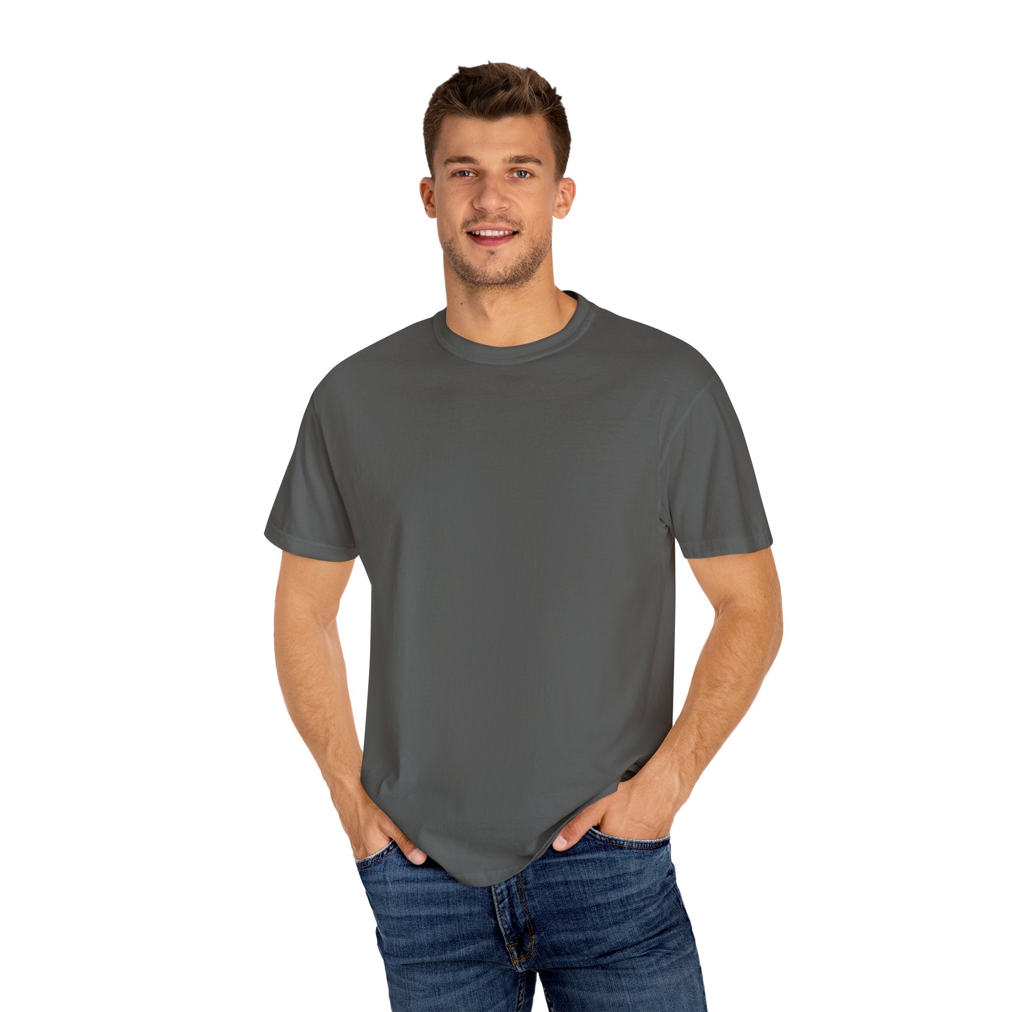 Custom Garment-Dyed T-Shirt, Personalized Sports Tee, Team Apparel, Casual Wear, Gift for Sports Lovers