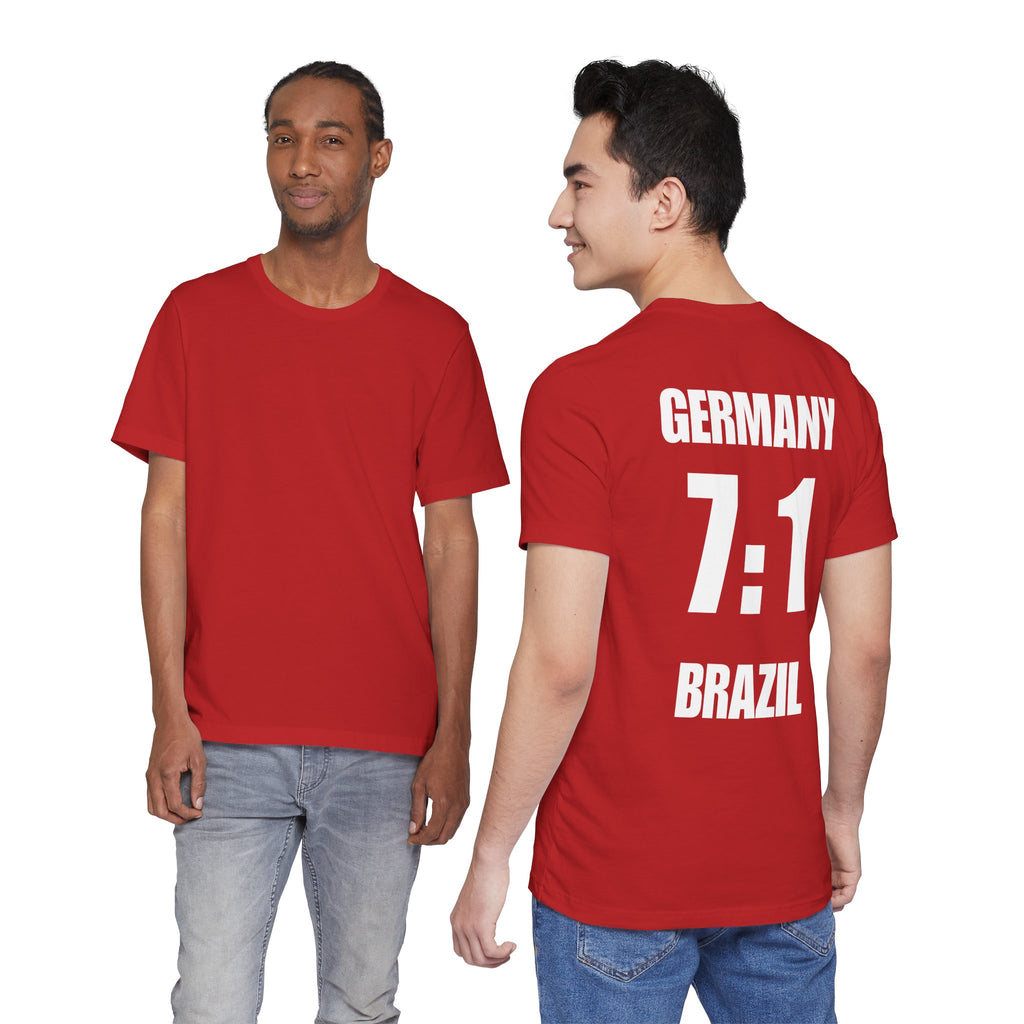 T‑Shirt — Germany 7:1 Brazil Soccer World Cup Upset Fan Tee