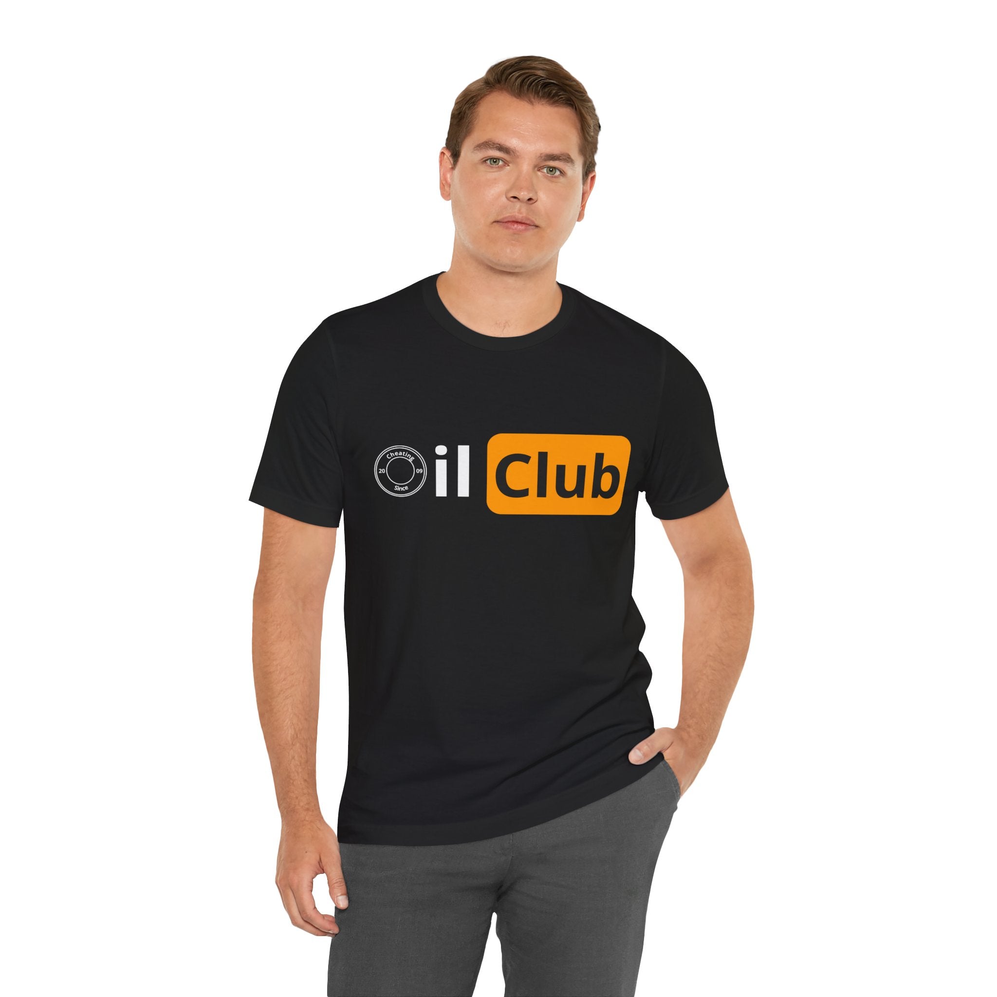Oil Club Unisex Tee, Casual Wear, Gift for Oil Enthusiasts, Vintage Style Tee, Everyday Fashion