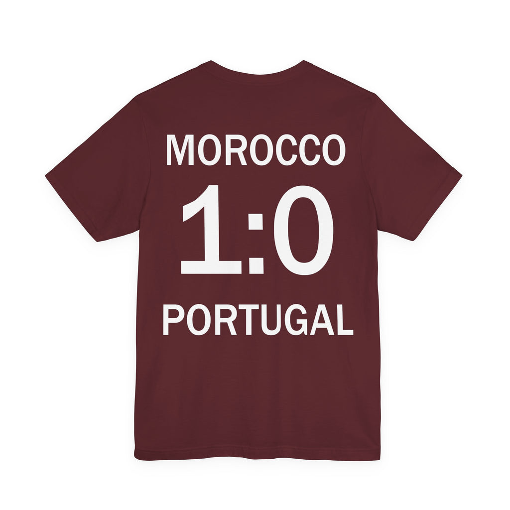 Morocco Victory Tee - Unisex Jersey Short Sleeve T-Shirt, Soccer Fan Gear, Gift for Sports Lovers, World Cup Celebration, Trendy Casual Wear