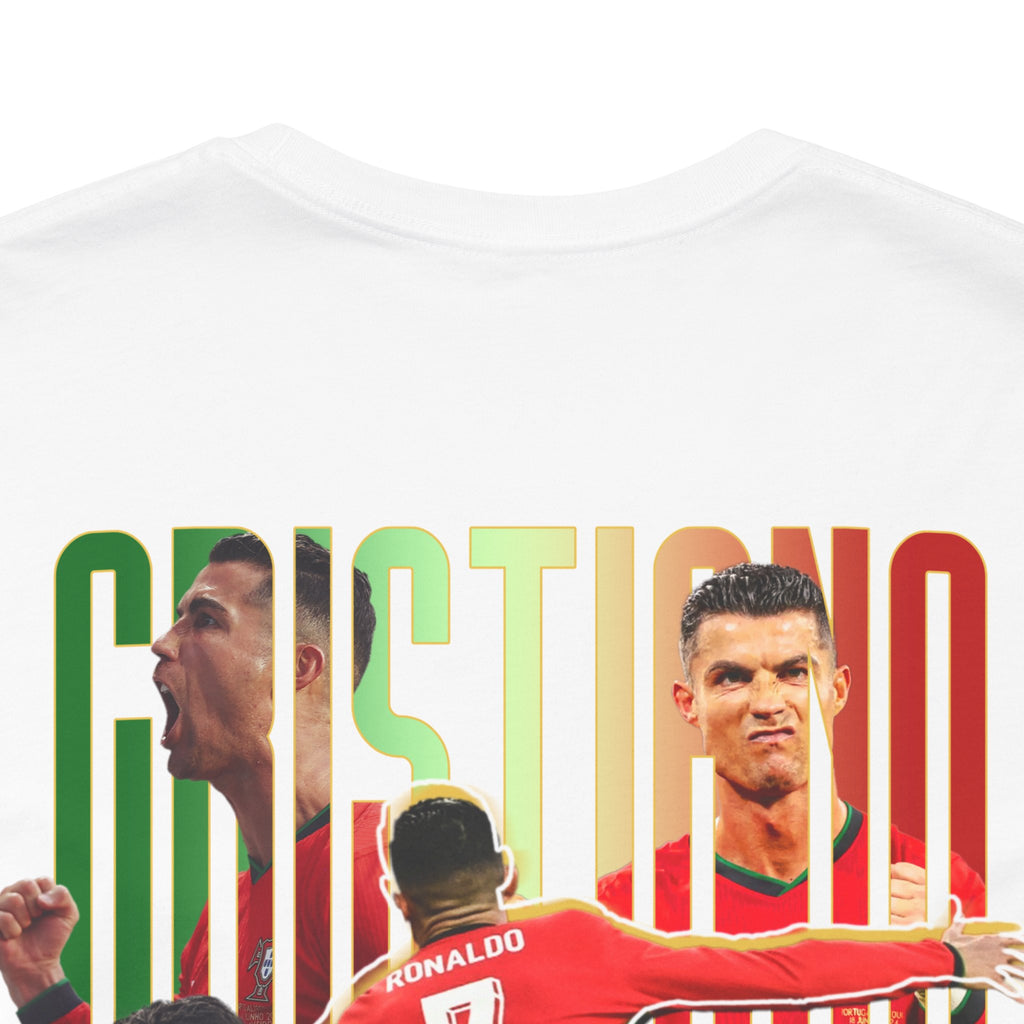 Cristiano Ronaldo Unisex Jersey Tee, Sports Fan T-Shirt, Soccer Shirt, Gift for Football Lovers, Casual Athletic Wear, Summer Fashion